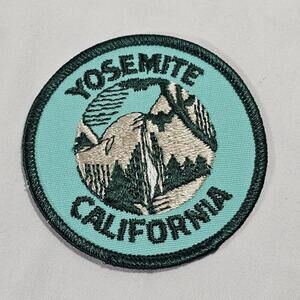 Vintage Yosemite National Park NPS Waterfall California Embroidered Patch
